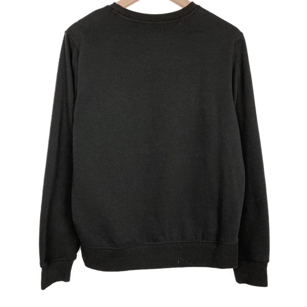 BCG Basic Fleece Pullover Crewneck Sweatshirt, Black - Size M - Picture 3 of 6